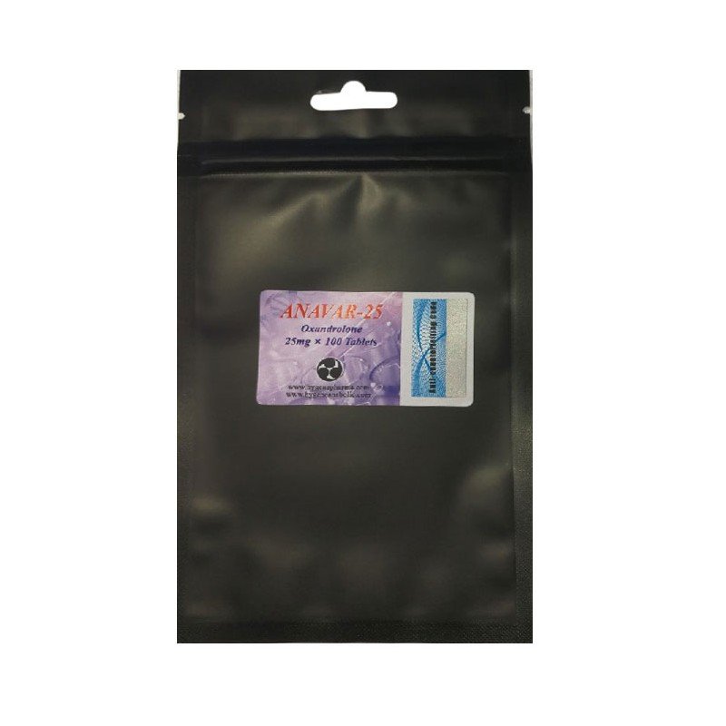 Hygene Pharma Anavar 25mg x 100 tablets