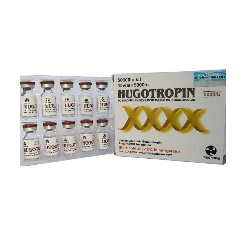 Hygene Pharma HUGOTROPIN Pregnyl HCG 5000iu x 10